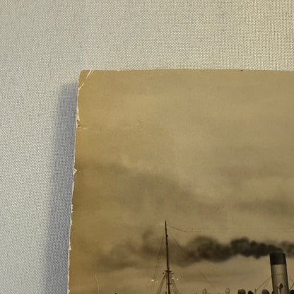 Vintage Ship Boat Photo Photograph Print Canadian Pacific Liner Montlaurier
