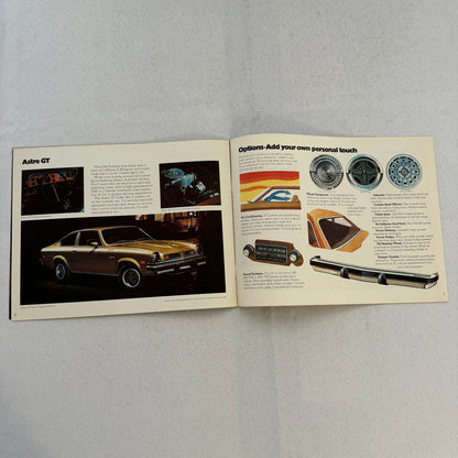 1975 Pontiac Astre Car Sales Brochure Catalog SJ Safari Wagon Hatchback Coupe
