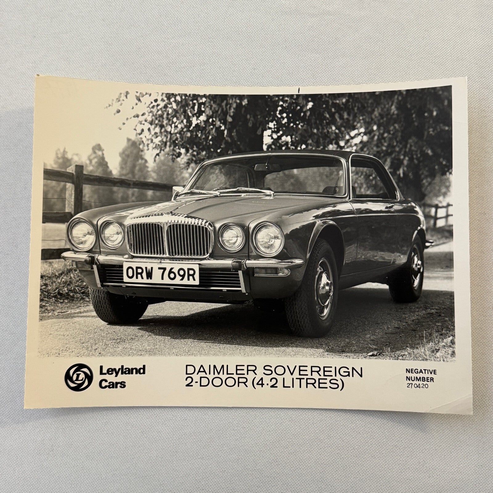 Daimler Sovereign Coupe Press Photo Photograph Jaguar 1977