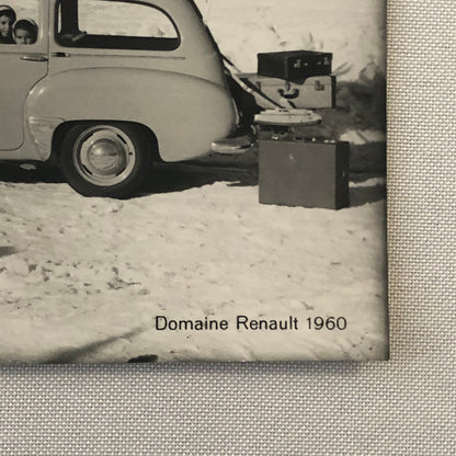 1960 Renault Domaine Station Wagon Car Factory Press Photo Photograph