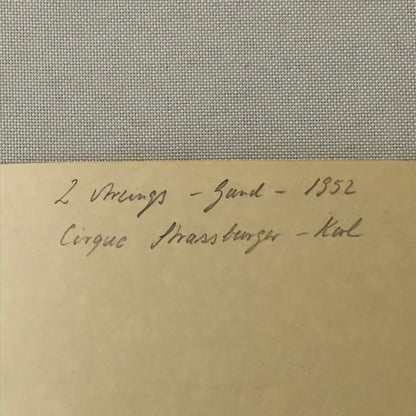 Circus Performer Unicycle Balancing Act Vintage Photo Photograph 1952