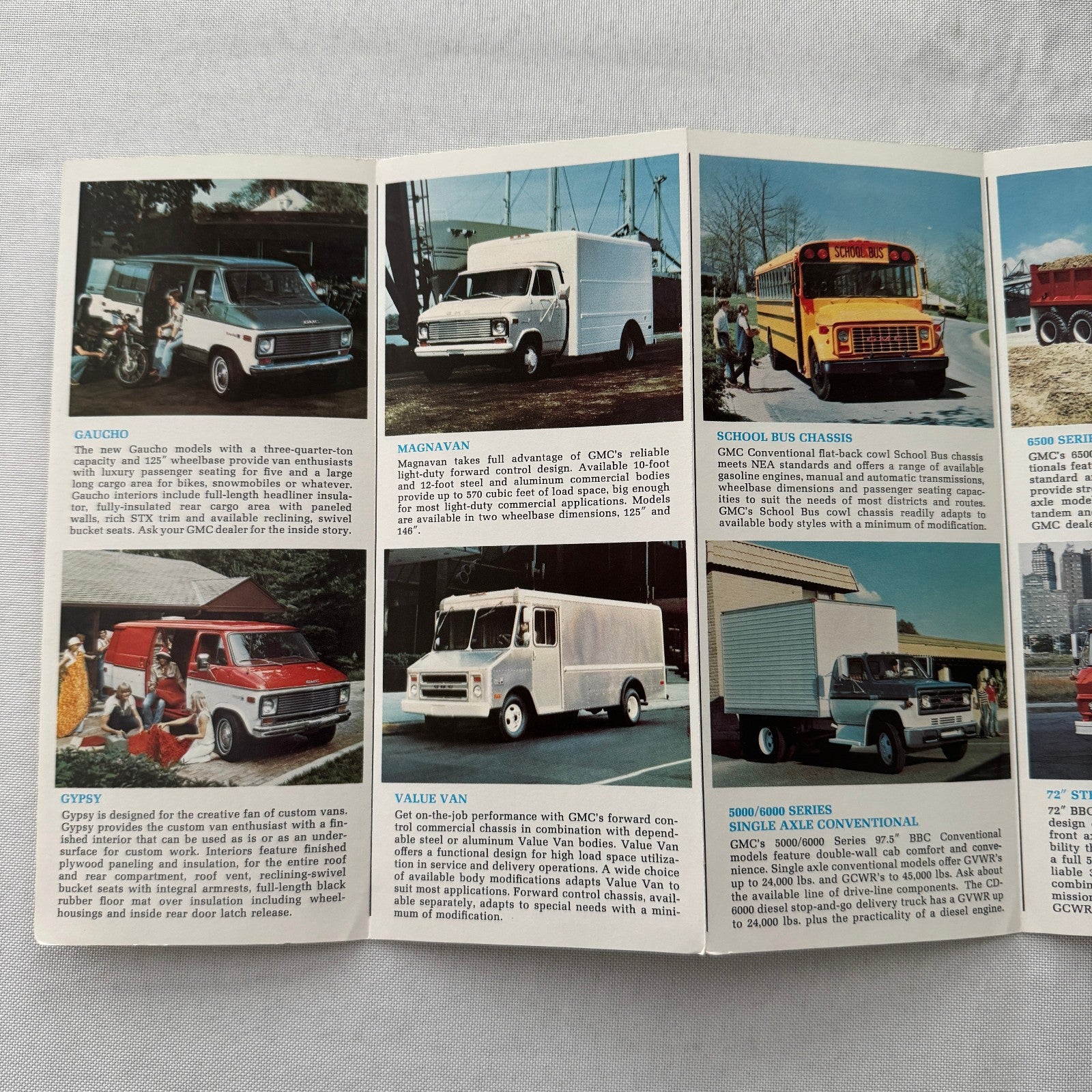 1977 GMC Truck Sales Brochure Catalog PIckup Suburban Van Casa Grande Camper +