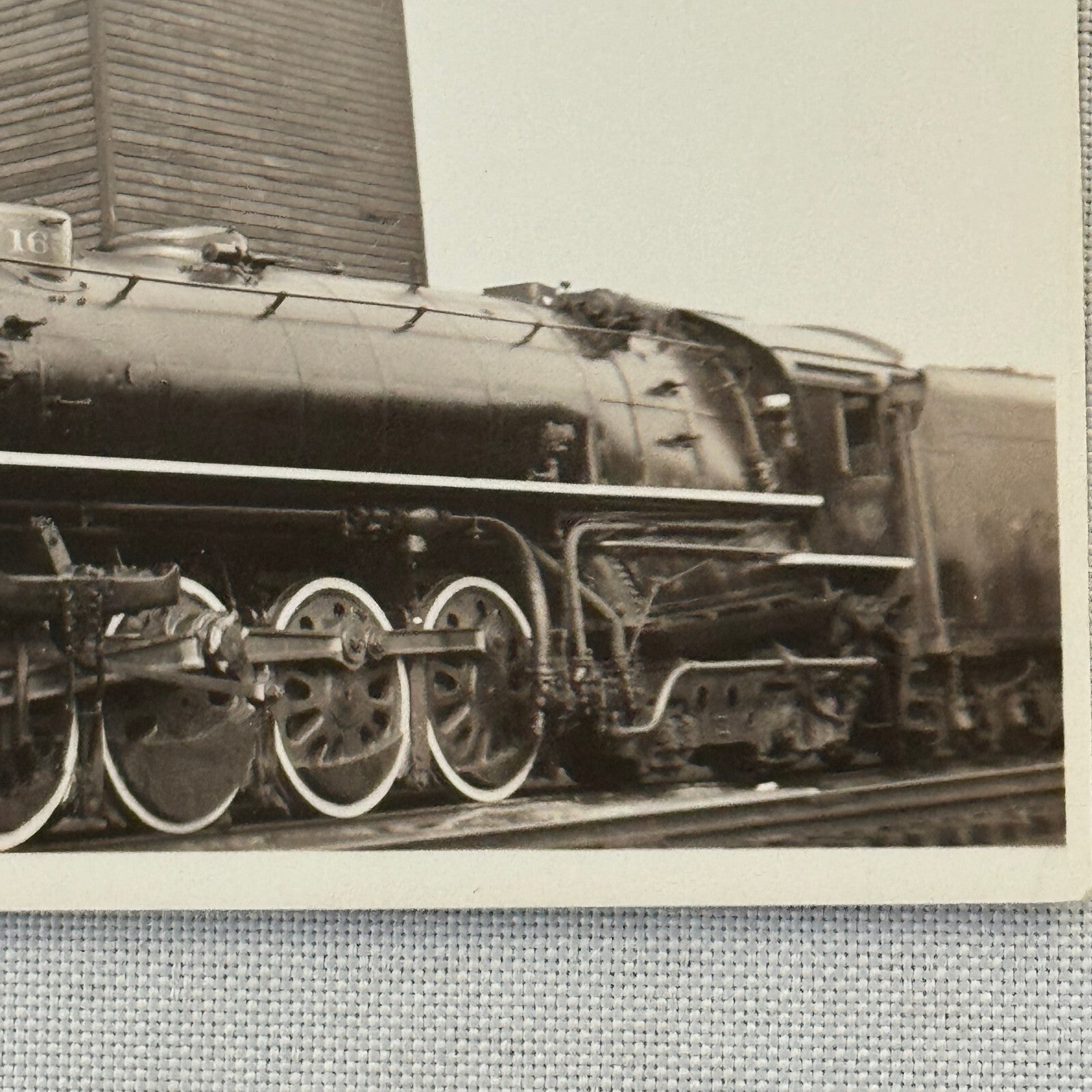 Vintage Train Locomotive Photo Photograph