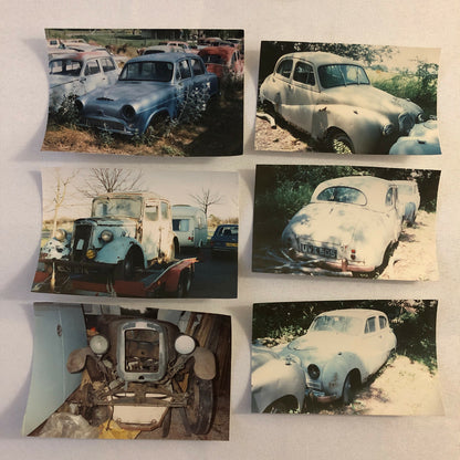Vintage Austin Barn Find Junk Yard Car Part Photo Photograph Lot of 30