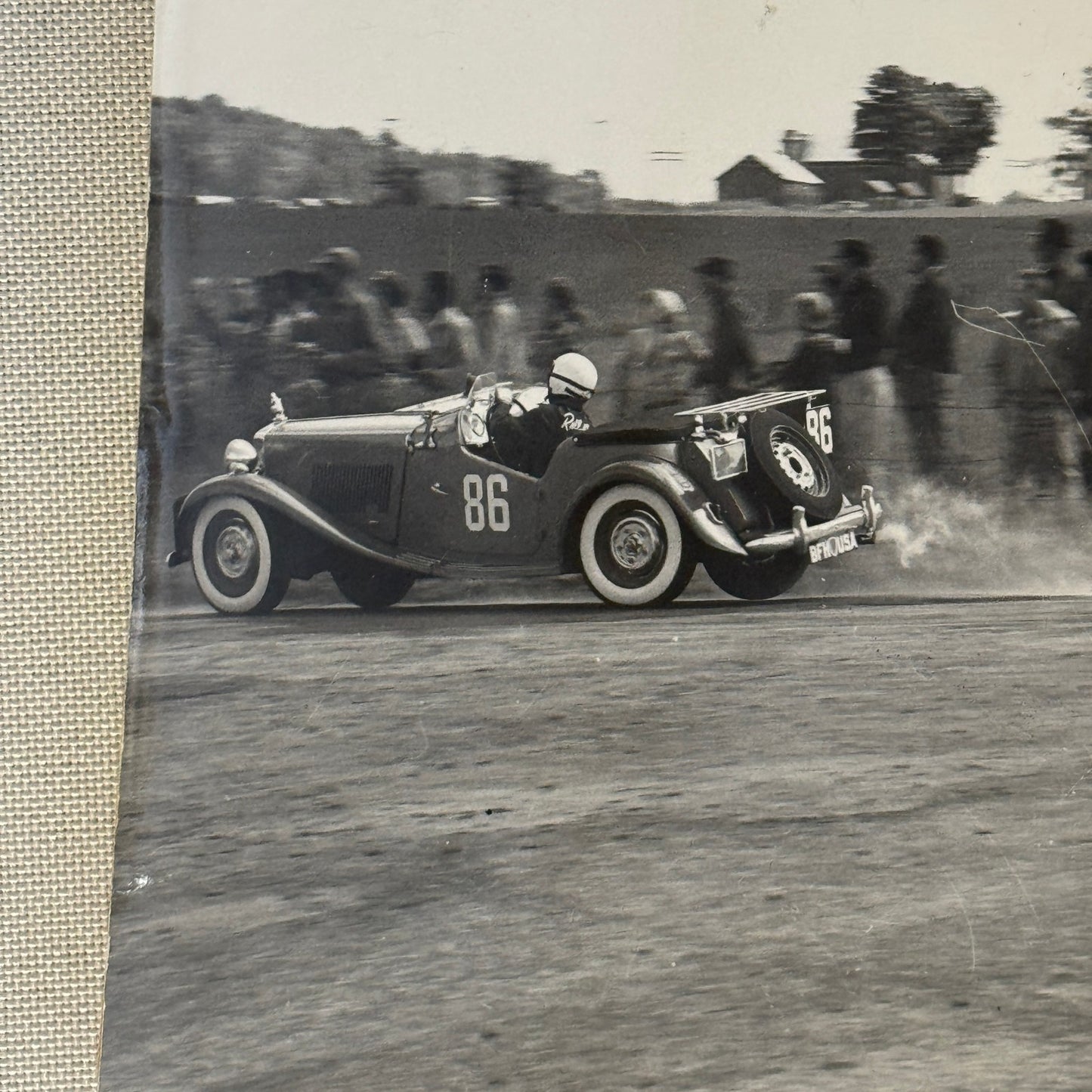 Vintage Racing Photo Photograph OSCA and MG Cars Car Motorsport