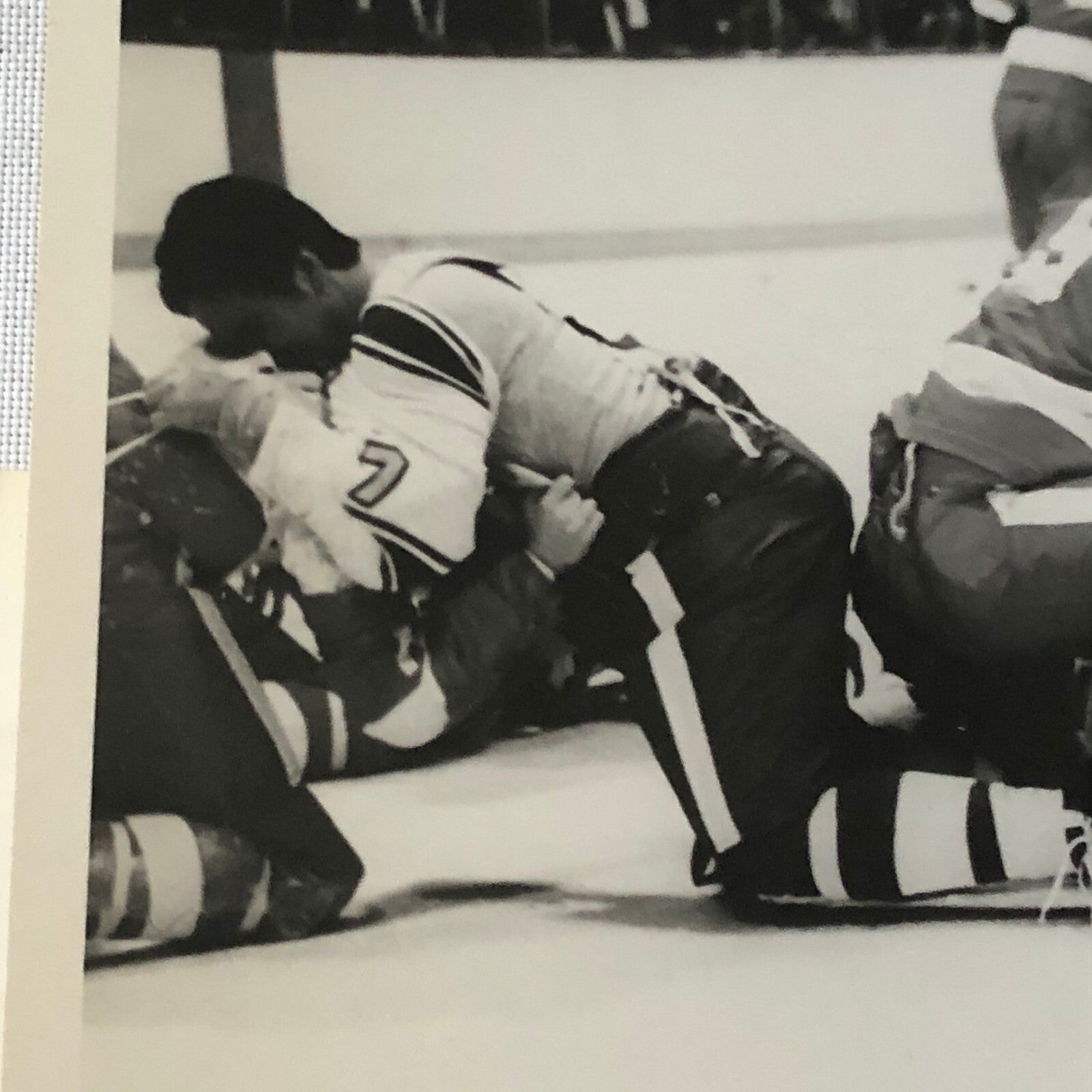 Montreal University Hockey Fight Press Photo Photograph Yesterday Documentary