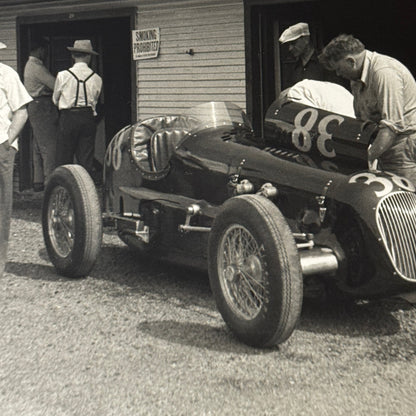 Vintage Racing Photo Photograph Unidentified Car MODERN PRINT
