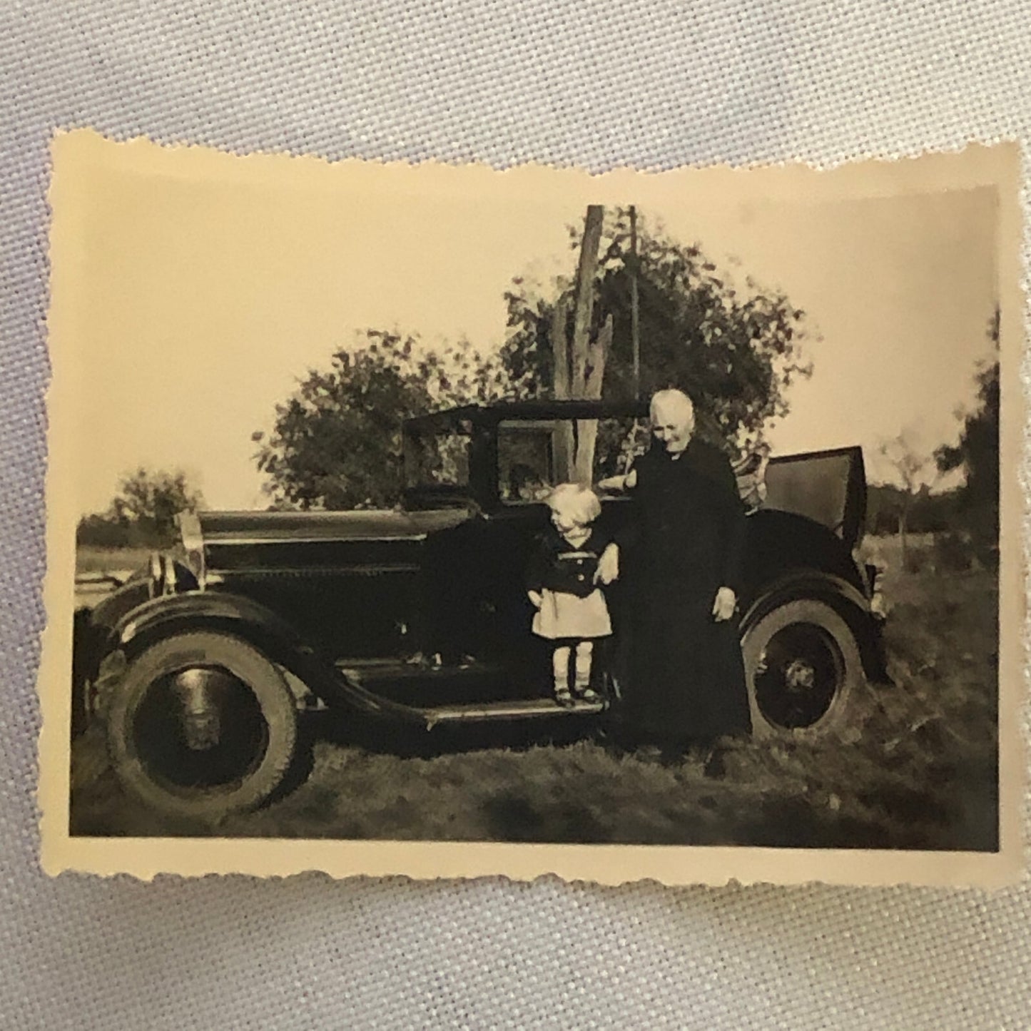 Vintage Photo Photograph Opel Car Automobile People Baby Lot of 3 - Tag AL22SM2