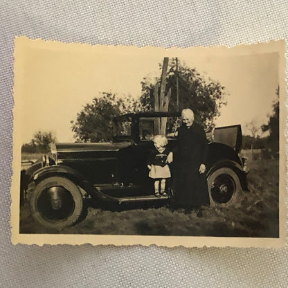 Vintage Photo Photograph Opel Car Automobile People Baby Lot of 3 - Tag AL22SM2