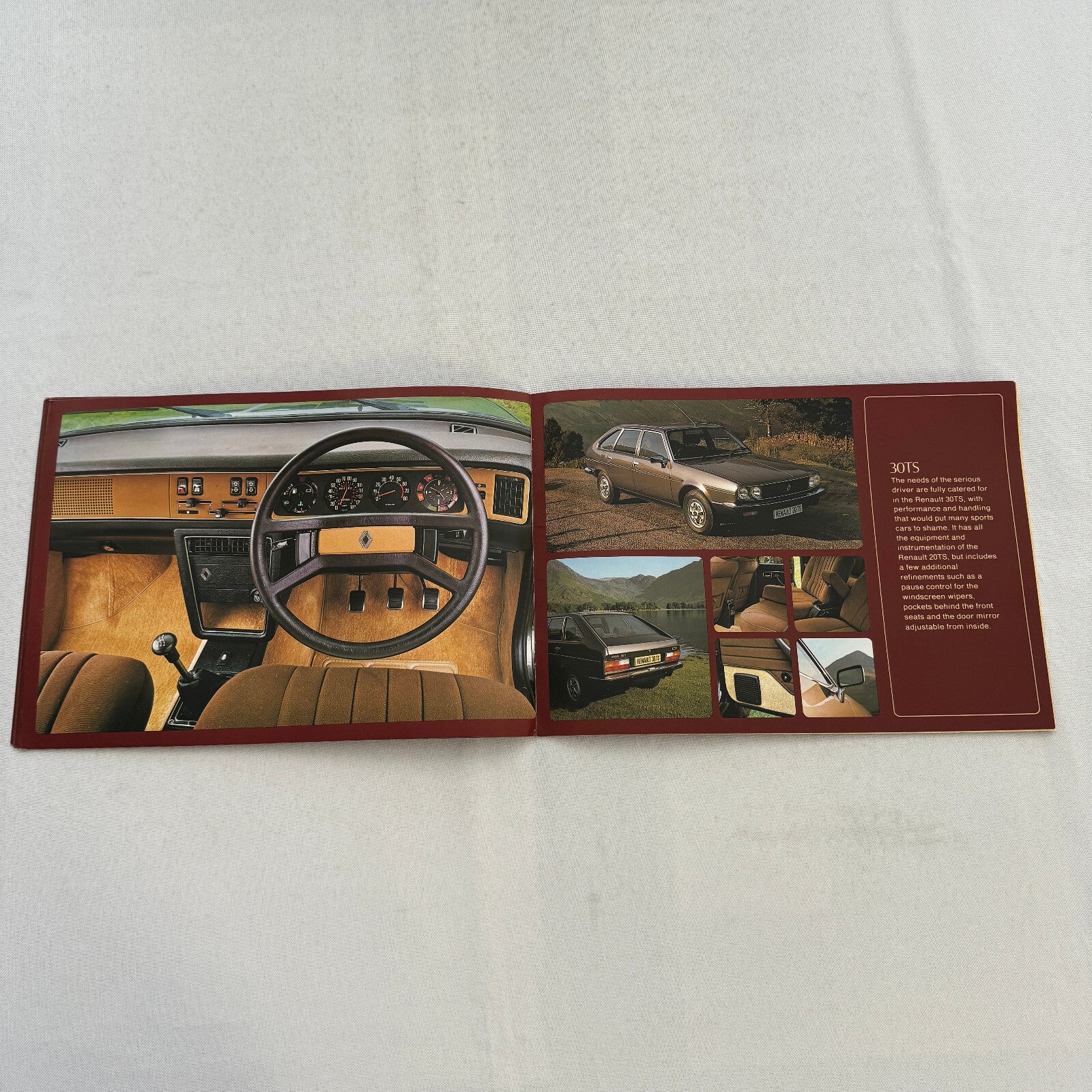 Renault Car Sales Brochure Catalog Vintage Renault 20 30 20TL 20TS 30TS TL TS