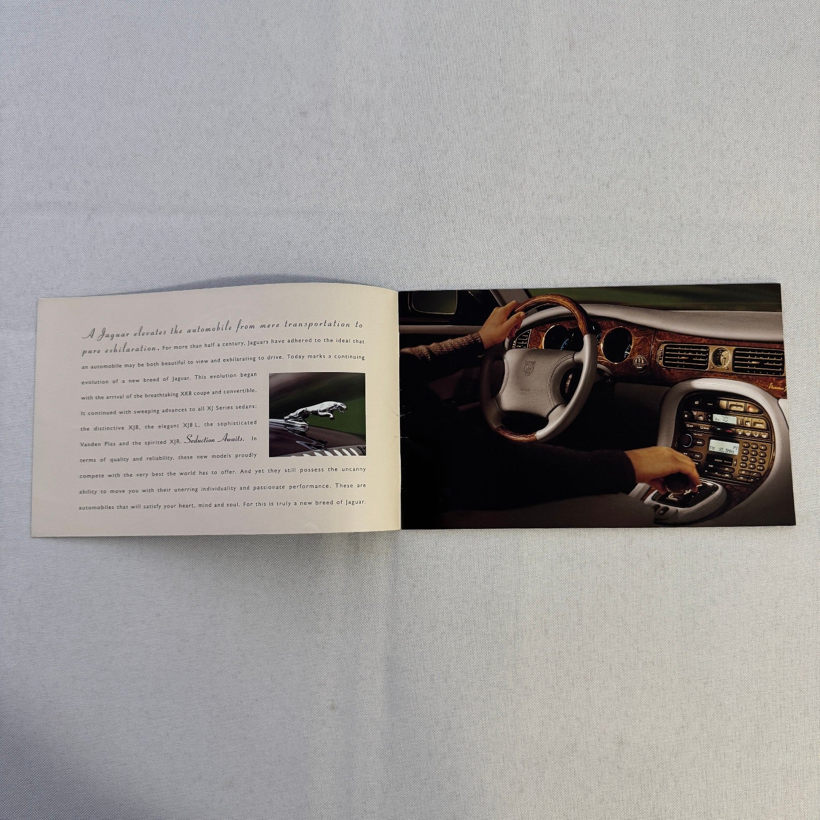 1999 Jaguar Car Brochure Catalog XK8 Coupe Convertible XJR XJ8 Vanden Plas