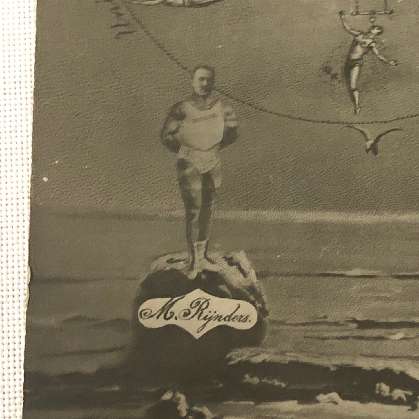 Circus Acrobat Act Postcard Post Card Vintage Les Rijnders