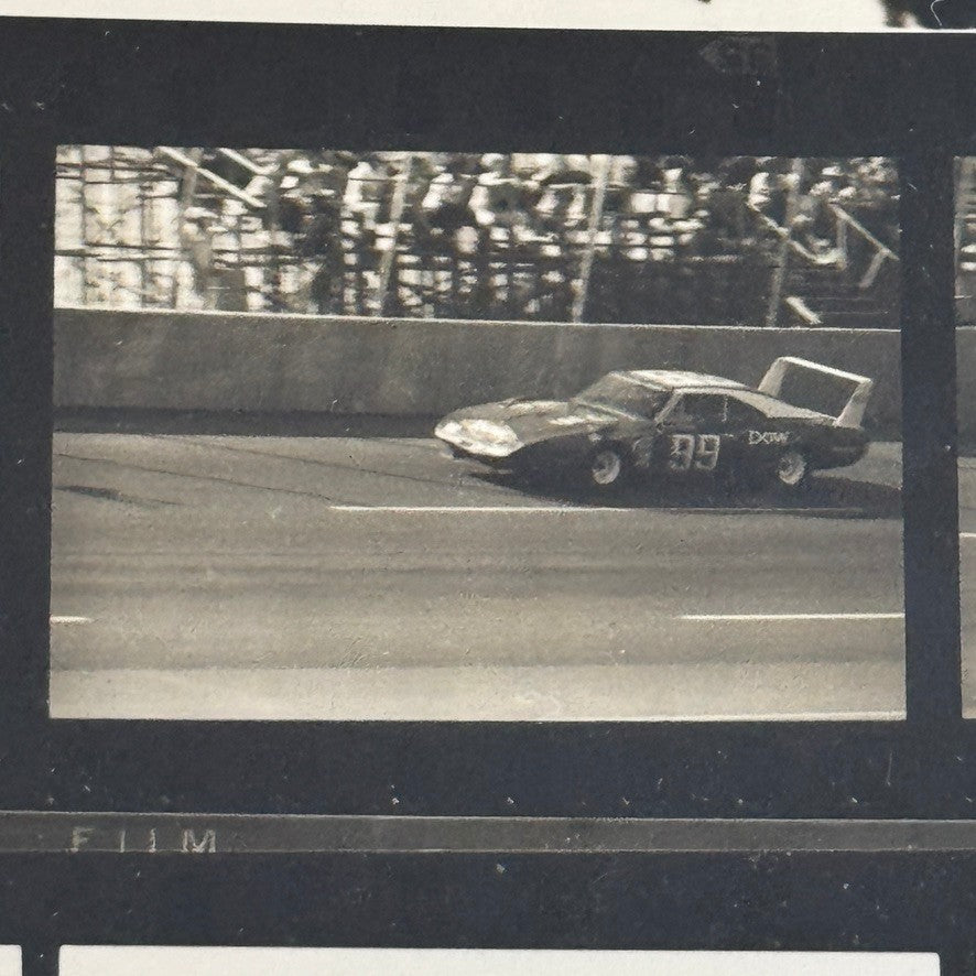 Vintage NASCAR Racing Photo Contact Sheet Motorsport Charger Daytona
