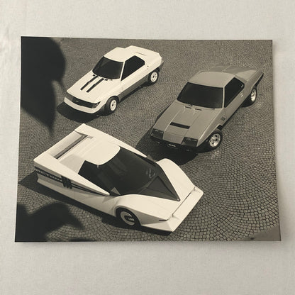 Vintage Ghia Design Ford Concept Car Photo Photograph Lucano Microsport Action
