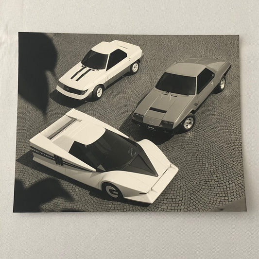 Vintage Ghia Design Ford Concept Car Photo Photograph Lucano Microsport Action