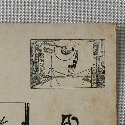 Circus Acrobat Act Performer Postcard Post Card Los Luderitz Vintage