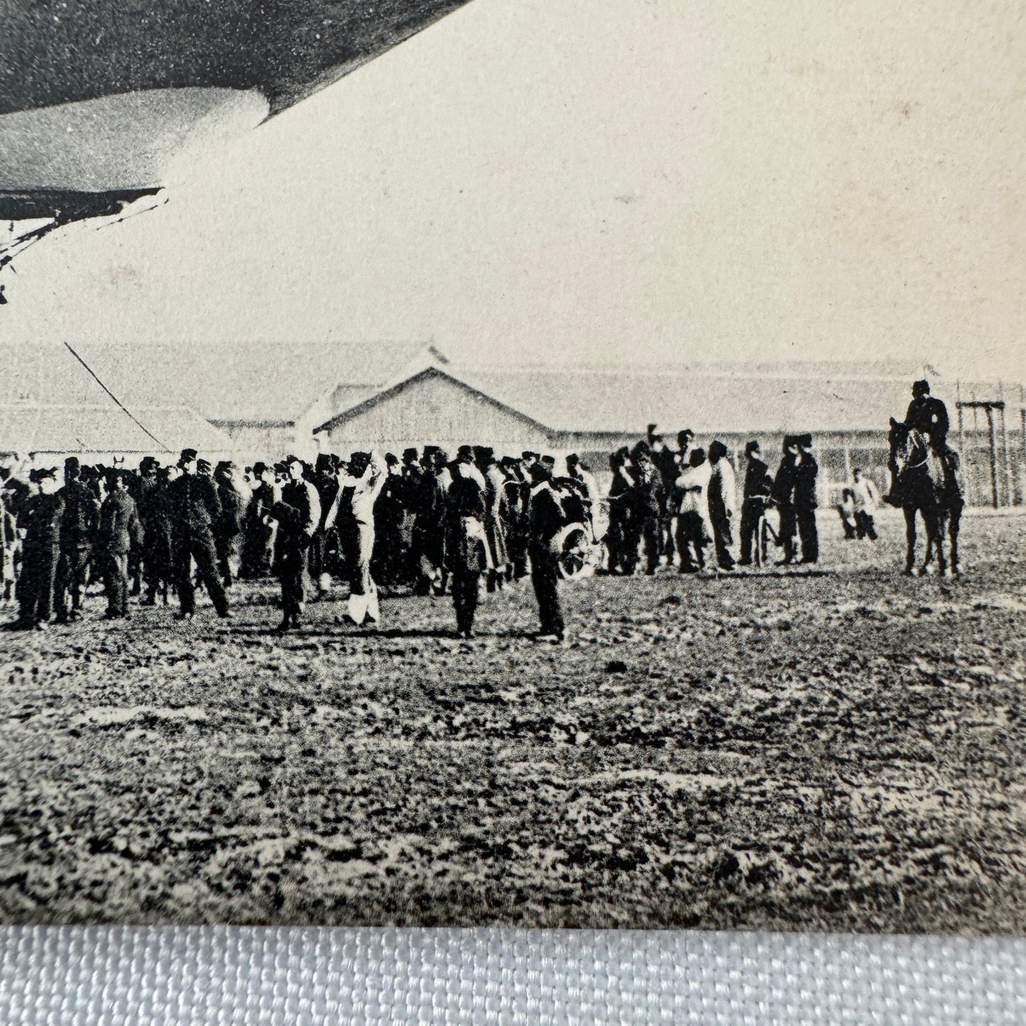 Vintage Zeppelin Airship Dirigible Postcard Post Card French Le Lebaudy