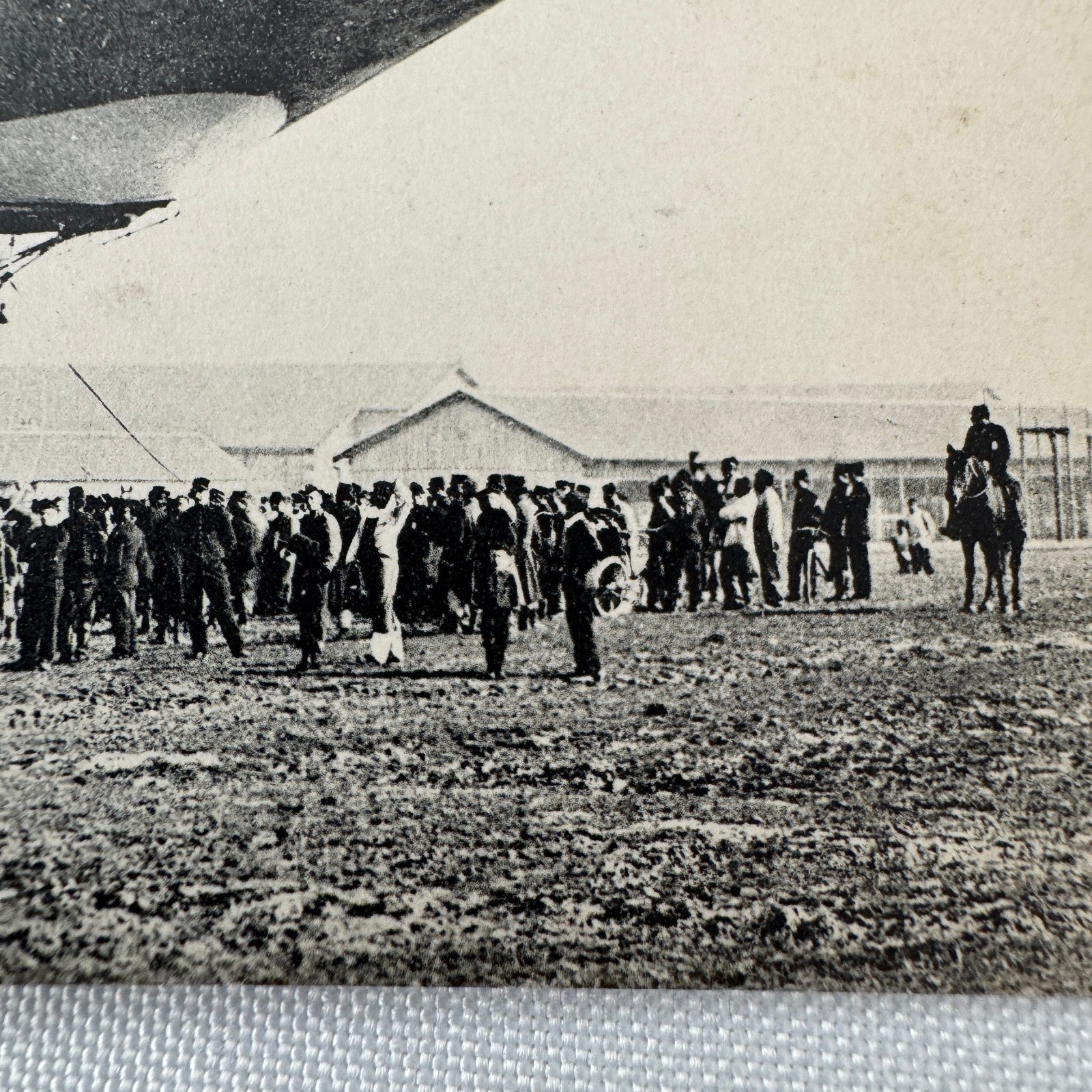 Vintage Zeppelin Airship Dirigible Postcard Post Card French Le Lebaudy