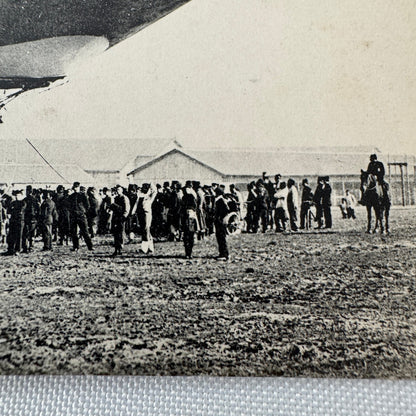 Vintage Zeppelin Airship Dirigible Postcard Post Card French Le Lebaudy