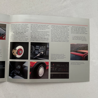 1985 Volkswagen Golf GTI Car Sales Brochure Catalog Advertising