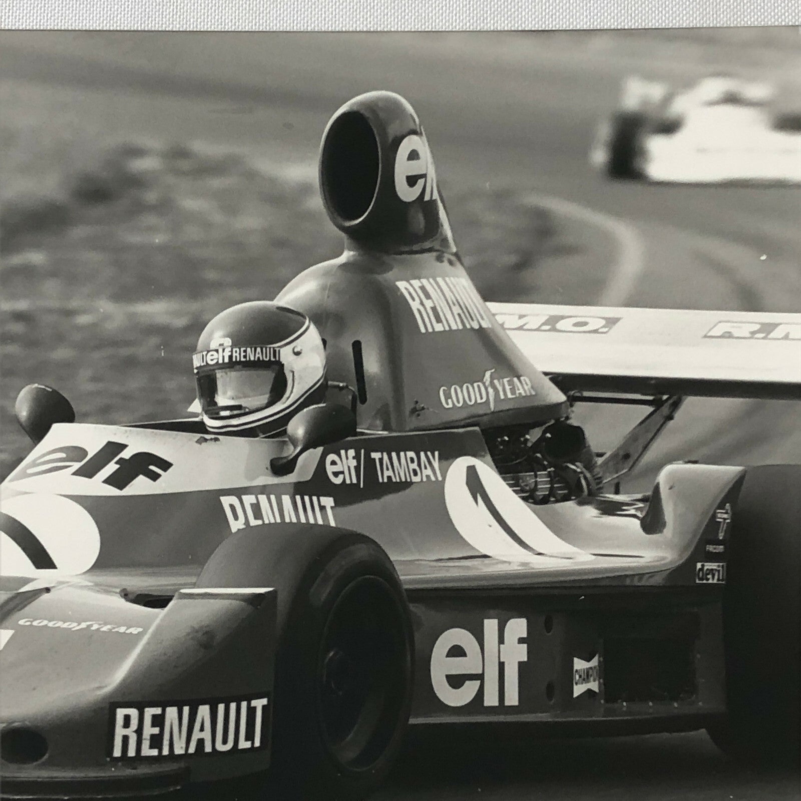 Vintage 1976 Formula 2 F2 Rome Grand Prix Racing Photo Photograph Patrick Tambay