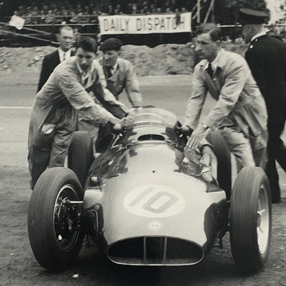 Vintage BRM Racing Car Press Photo Photograph Oulton Park 1955
