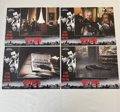 Vintage Movie Lobby Card Poster Lot City Hall Al Pacino Bridget Fonda SPANISH
