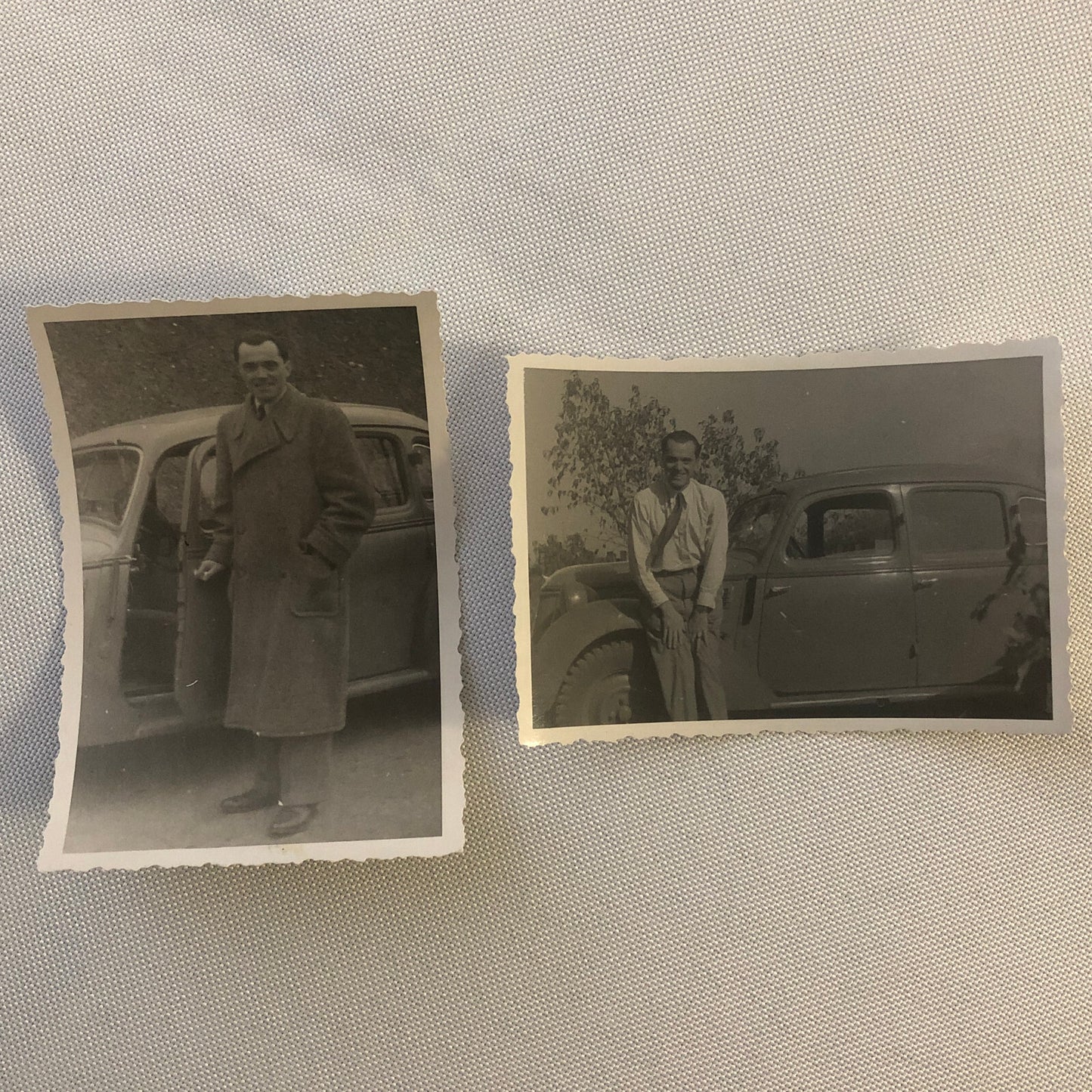 Vintage Photo Photograph Man with Automobile Car AL22SM1