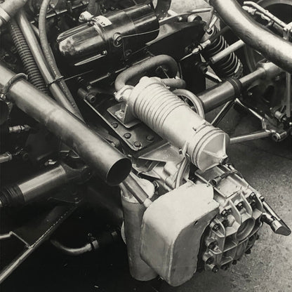 Vintage Grand Prix Racing Car Motor Engine Photo Photograph Print - Tag AL23095