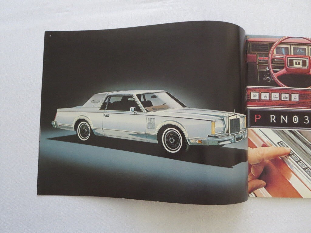 1980 Lincoln Continental & Mark VI Sales Brochure Cartier Pucci Givenchy Blass