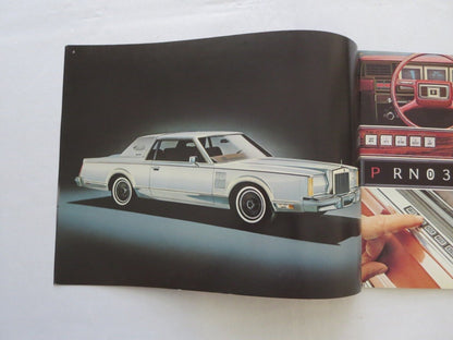 1980 Lincoln Continental & Mark VI Sales Brochure Cartier Pucci Givenchy Blass