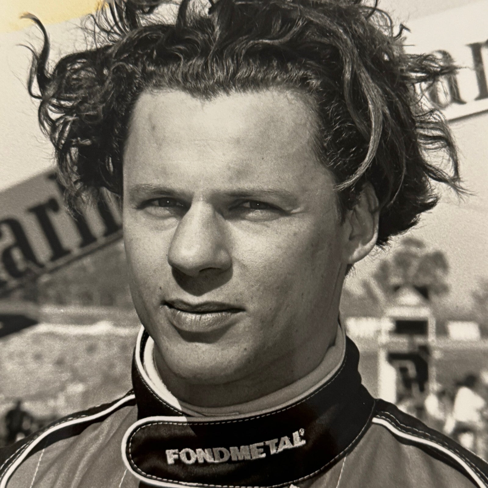 Olivier Grouillard 1990 MWCT Osella Racing Driver Press Photo Photograph