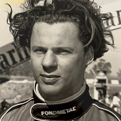 Olivier Grouillard 1990 MWCT Osella Racing Driver Press Photo Photograph