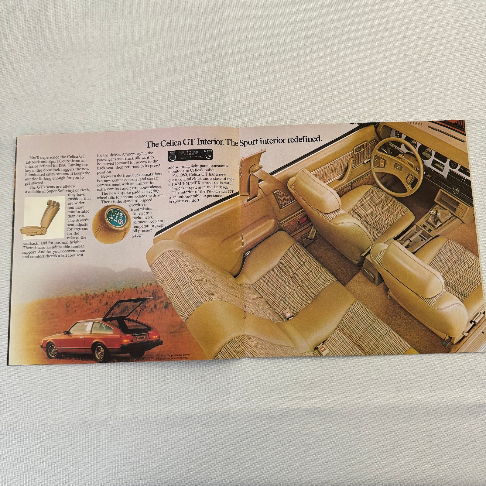 1980 Toyota Celica Car Sales Brochure Catalog GT Liftback ST Sport Coupe