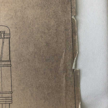 1935 Coachbuilder Bus Design Blueprint Rendering Blue Print Coach Bus Truck