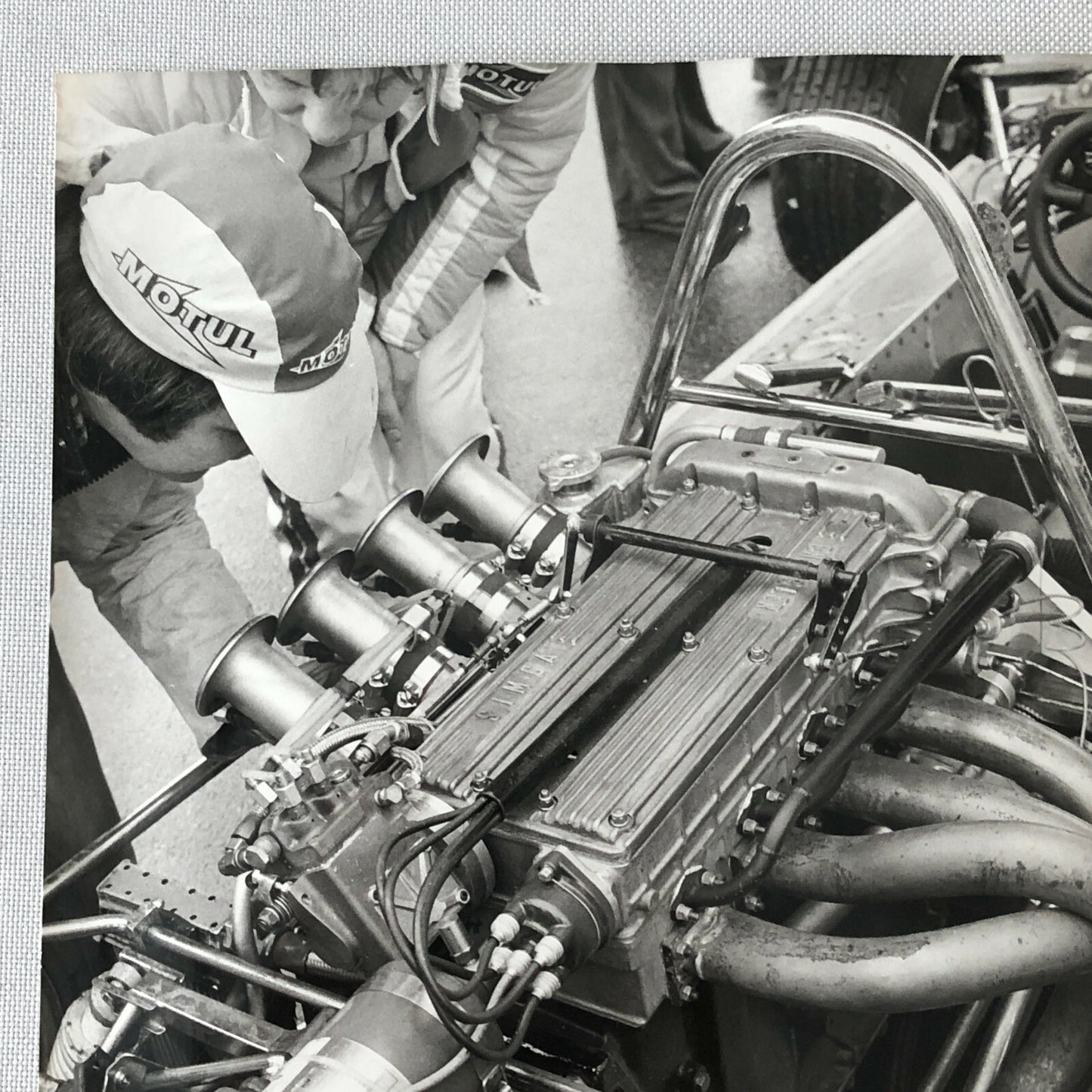 Vintage 1975 Formula 2 F2 Racing Photo Photograph Hockenheim Car Engine 