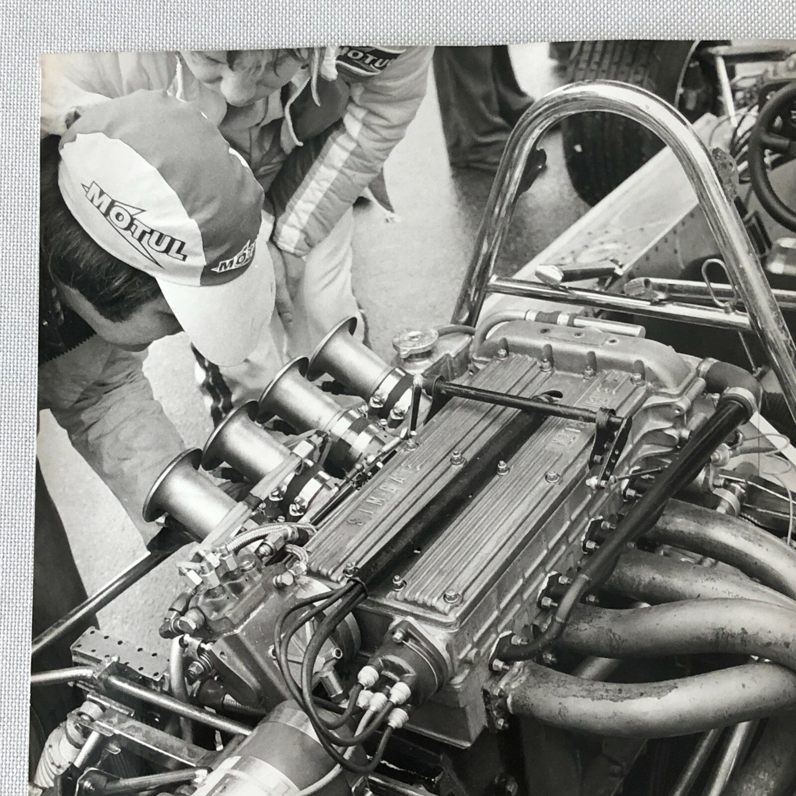 Vintage 1975 Formula 2 F2 Racing Photo Photograph Hockenheim Car Engine 