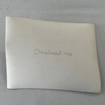 Vintage Racing Photo 1954 Goodwood Unidentified Car Motorsport Race Car