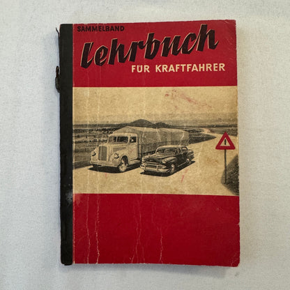 1953 Drivers Training Handbook Book German Germany Car Automobile
