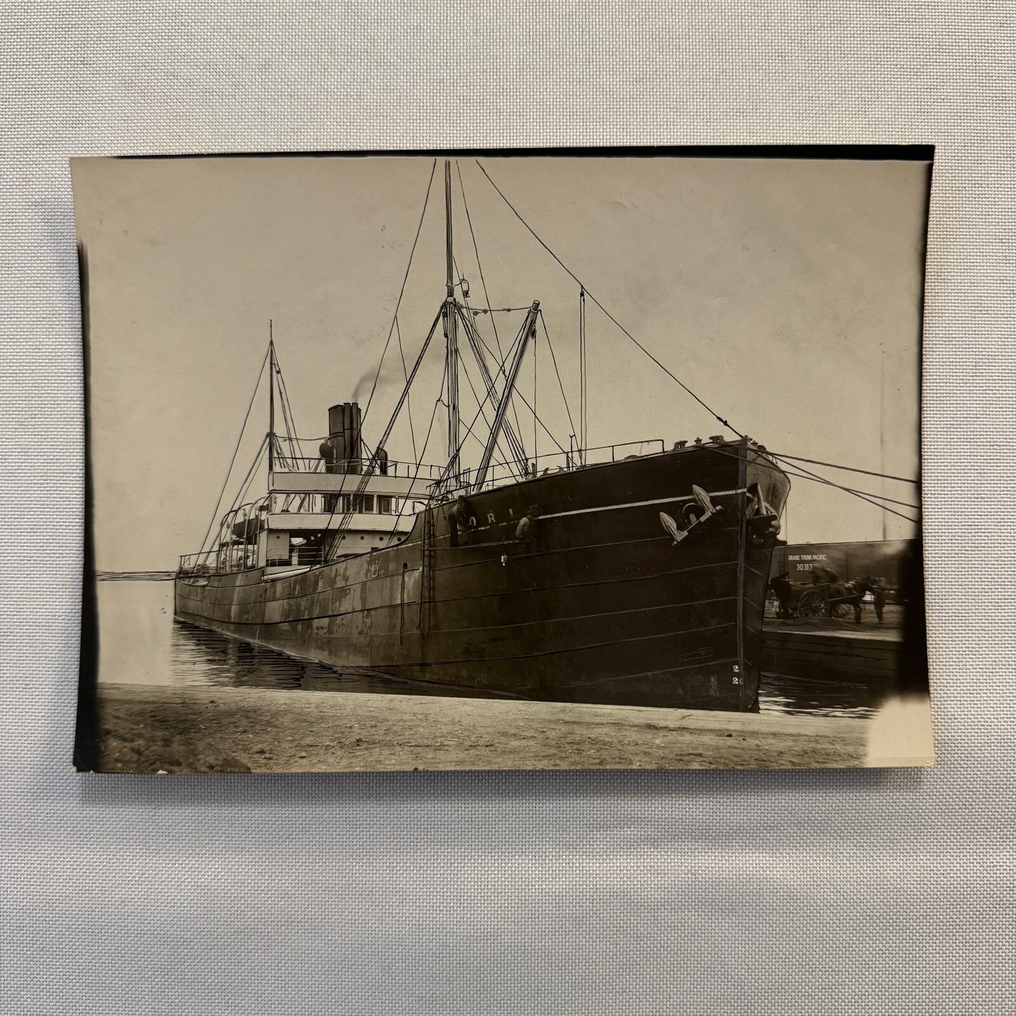Vintage Boat Ship Photo Photograph Nautical LORLE