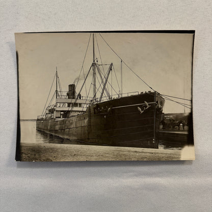 Vintage Boat Ship Photo Photograph Nautical LORLE