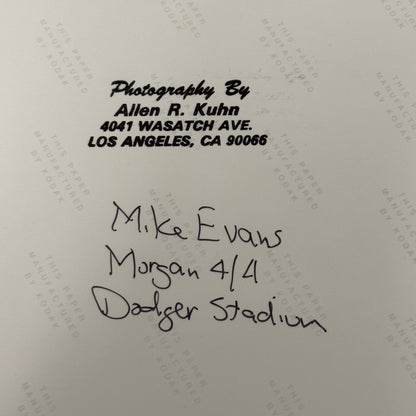 Morgan Racing Photograph Mike Evans Dodger Stadium Vintage Image Modern Print