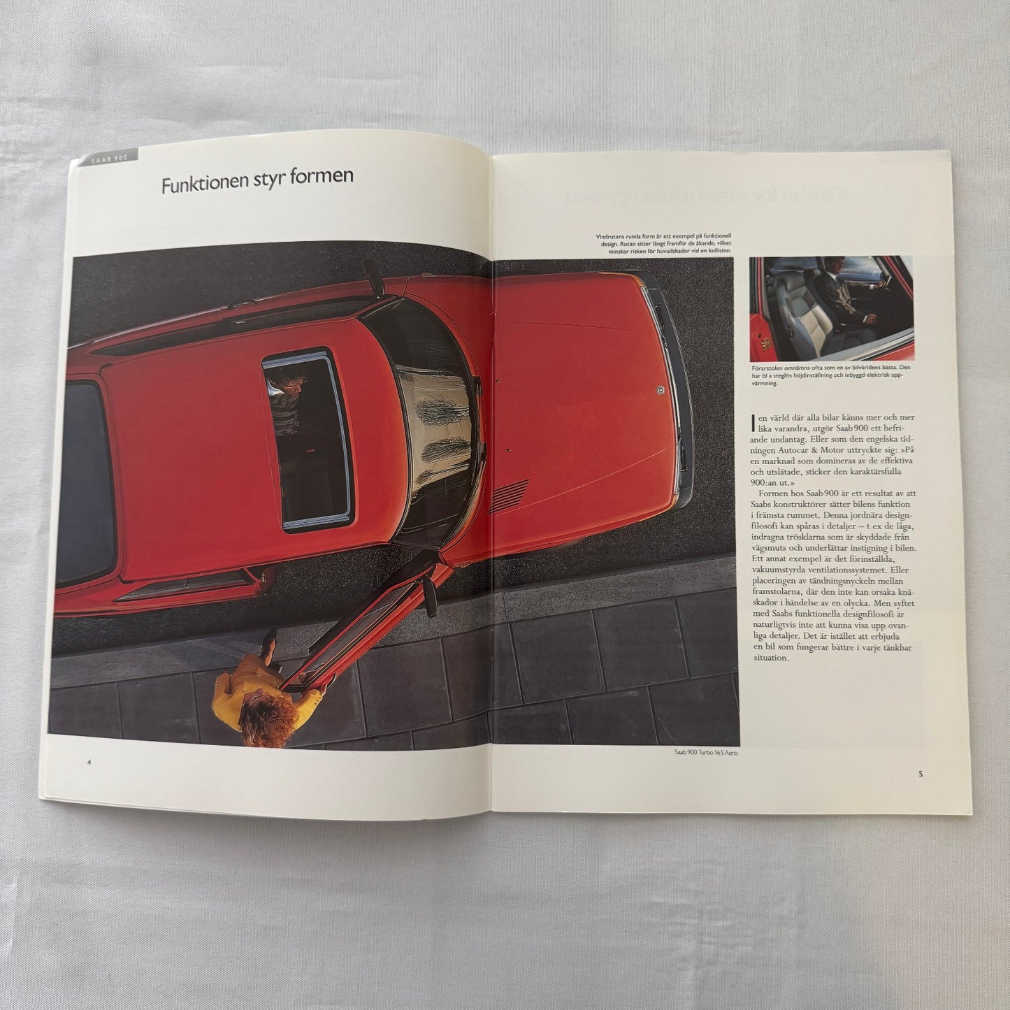 1992 Saab 900 Car Sales Brochure Catalog 900S 900i 900 Turbo Aero SWEDISH