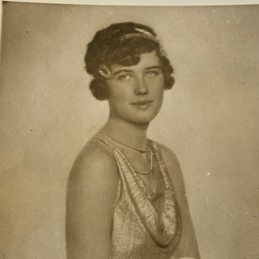 Vintage Press Photo Photograph Beautiful Hungarian Society Woman Lili Von Wein
