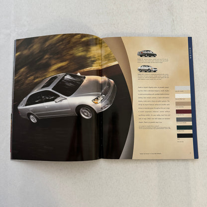 2001 Toyota Sales Brochure Catalog Tacoma Pickup Echo Celica MR2 Rav4 4Runner +