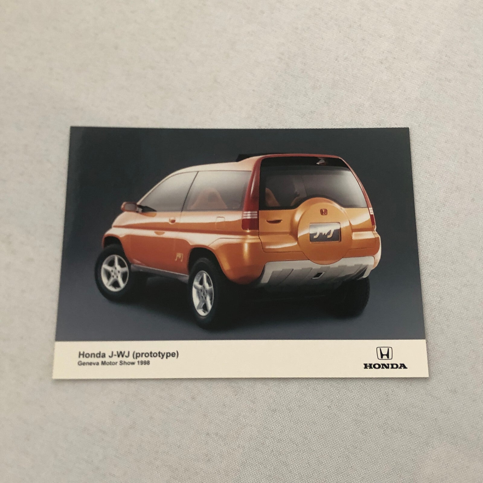 Honda J-WJ Concept Car Prototype Factory Press Photo Photograph Lot 2x 1998