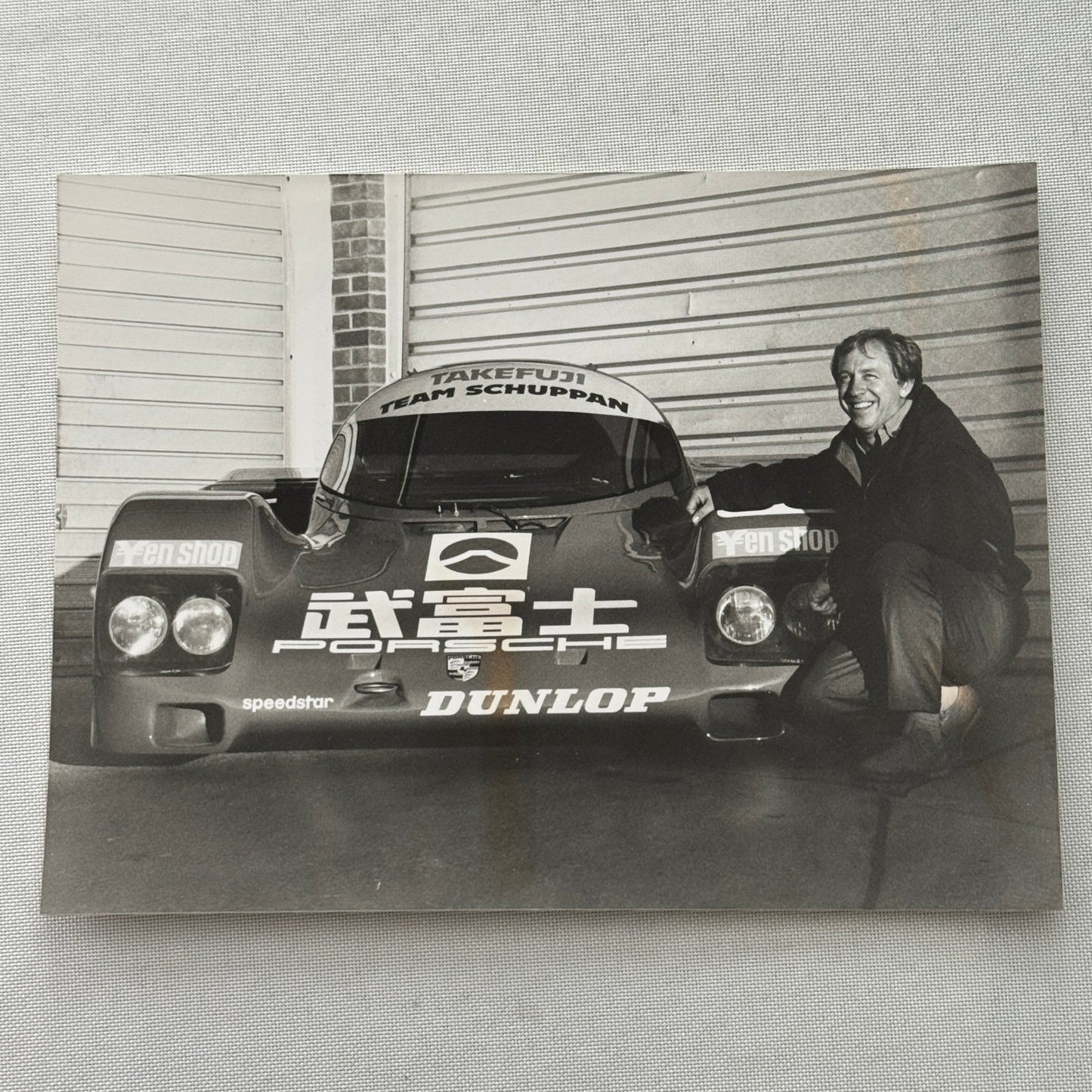 Porsche 962 Takefuji Lemans Racing Car Photo Photograph Print 1988 Vern Schuppan