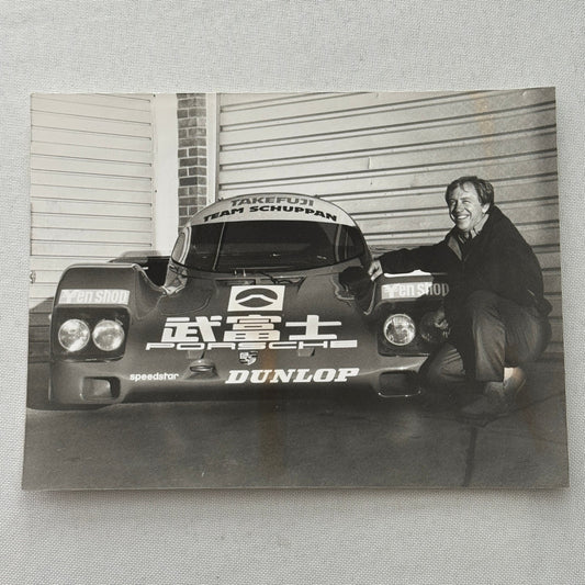 Porsche 962 Takefuji Lemans Racing Car Photo Photograph Print 1988 Vern Schuppan