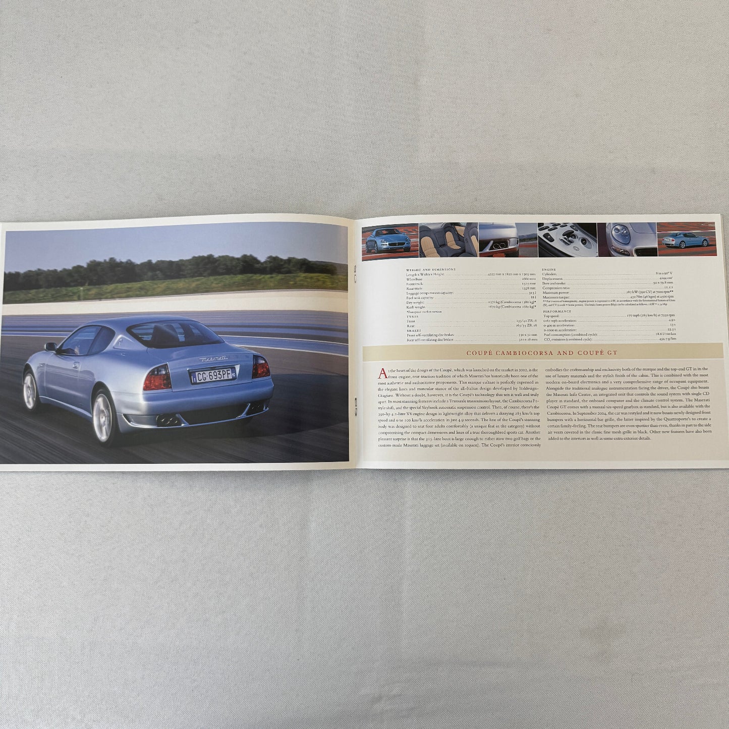 2014 Maserati Press Kit Brochure CD Quattroporte Coupe GT Spyder MC12 +