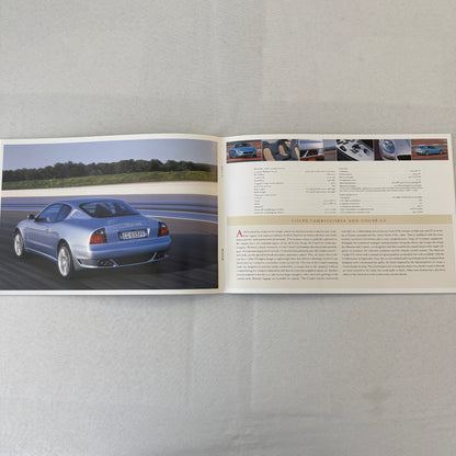 2014 Maserati Press Kit Brochure CD Quattroporte Coupe GT Spyder MC12 +